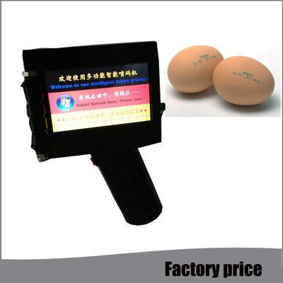 Китай Ручные портативные промышленные коды даты струйного принтера для яйца в черноте поставщик
